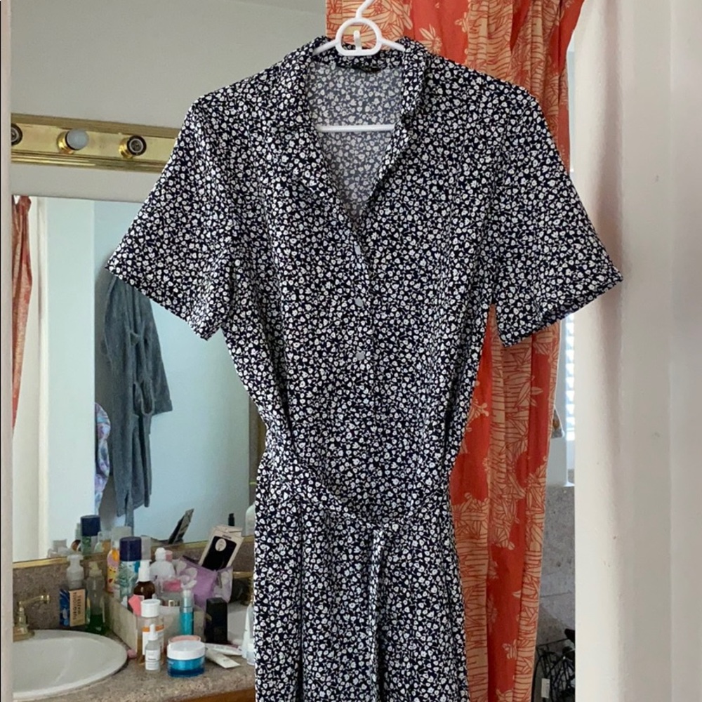 Monki floral jumpsuit